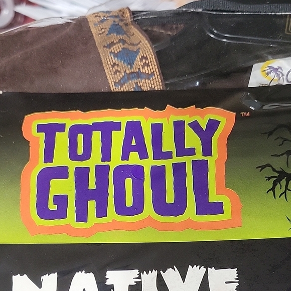 Native American Indian Style Brown Costume for Kids Size Medium - Picture 2 of 11